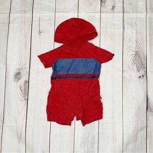 Colorblock hooded romper - Baby Size 3 Months
